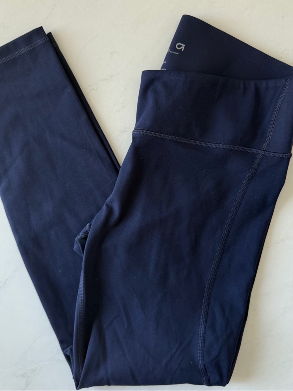 GAPFit Navy Maternity High-Waist Leggings